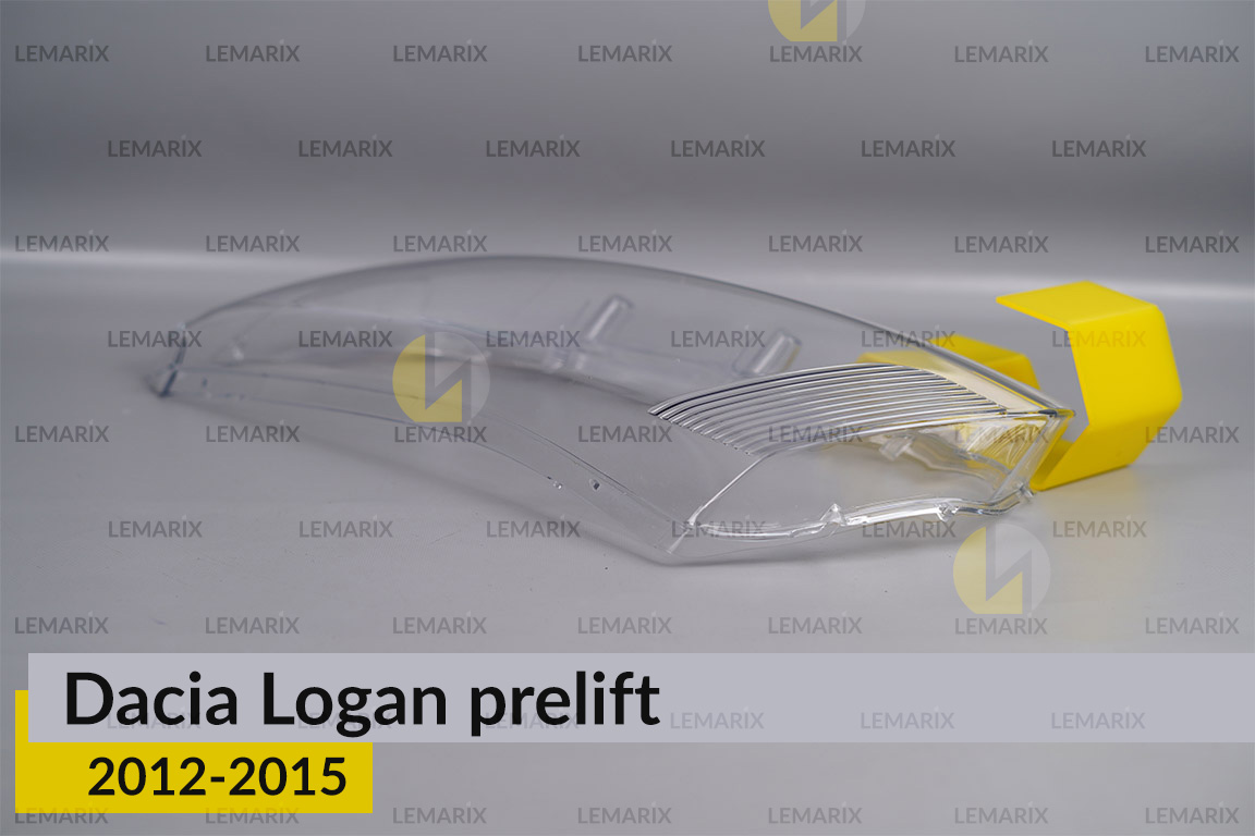 Скло фари Dacia Logan (2012-2015) дорест ліве