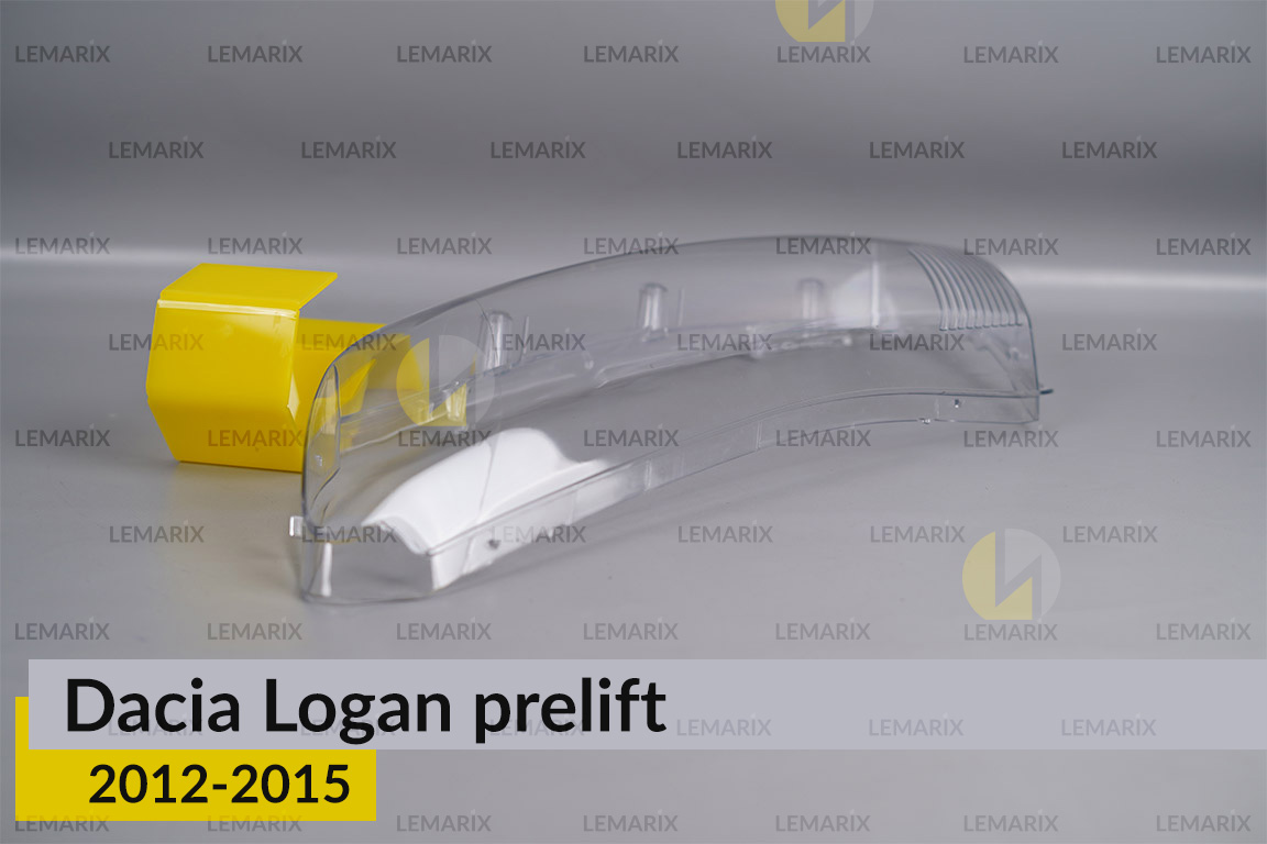 Скло фари Dacia Logan (2012-2015) дорест ліве