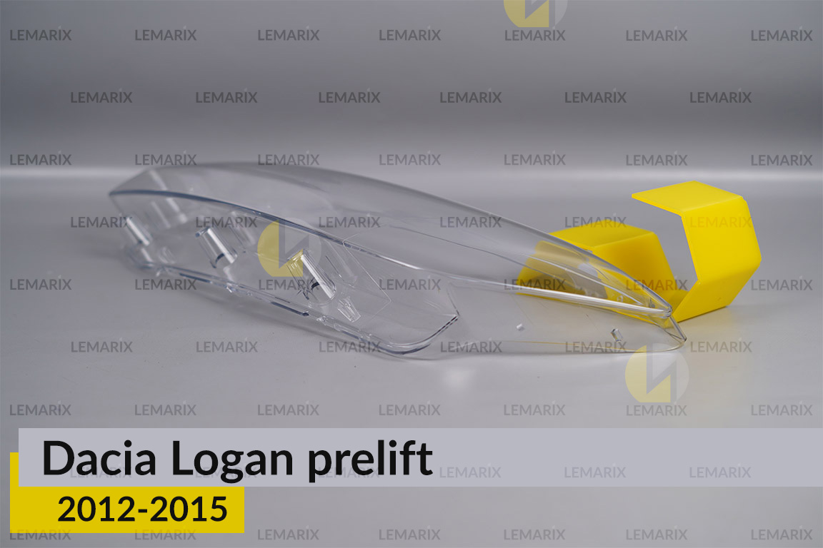 Скло фари Dacia Logan (2012-2015) дорест ліве