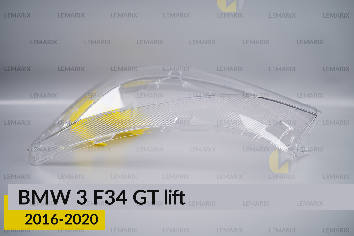Скло фари BMW 3 F34 GT (2016-2020) рест ліве