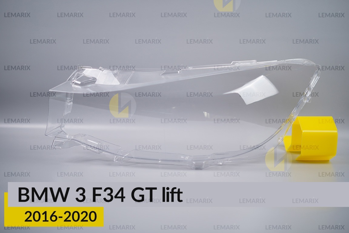 Скло фари BMW 3 F34 GT (2016-2020) рест ліве