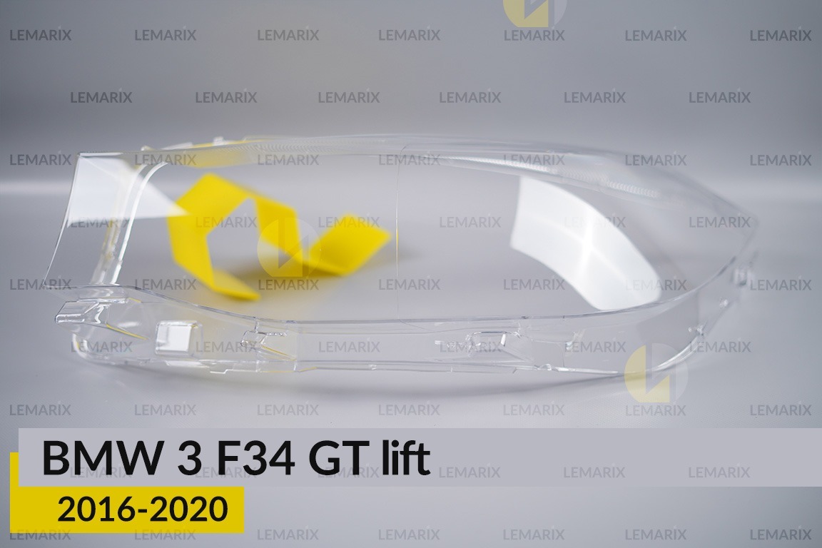 Скло фари BMW 3 F34 GT (2016-2020) рест ліве