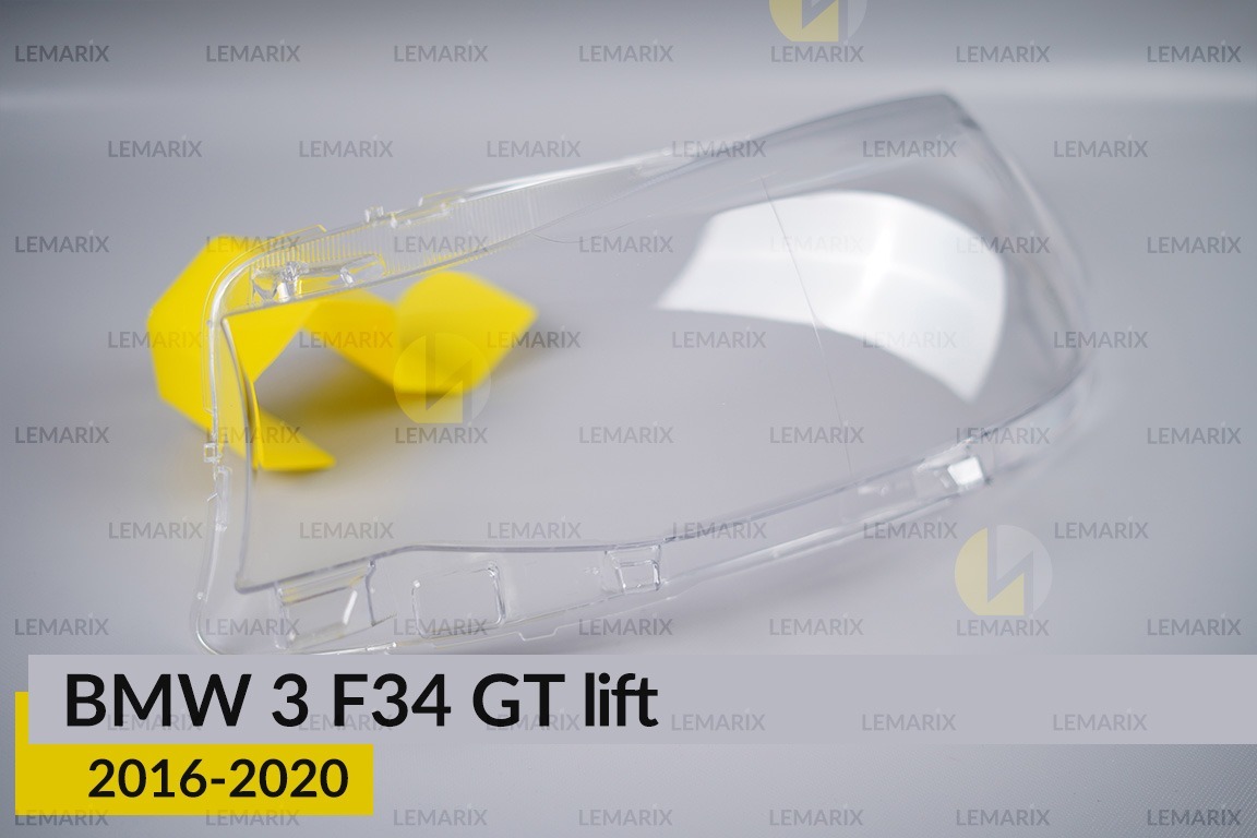Скло фари BMW 3 F34 GT (2016-2020) рест ліве