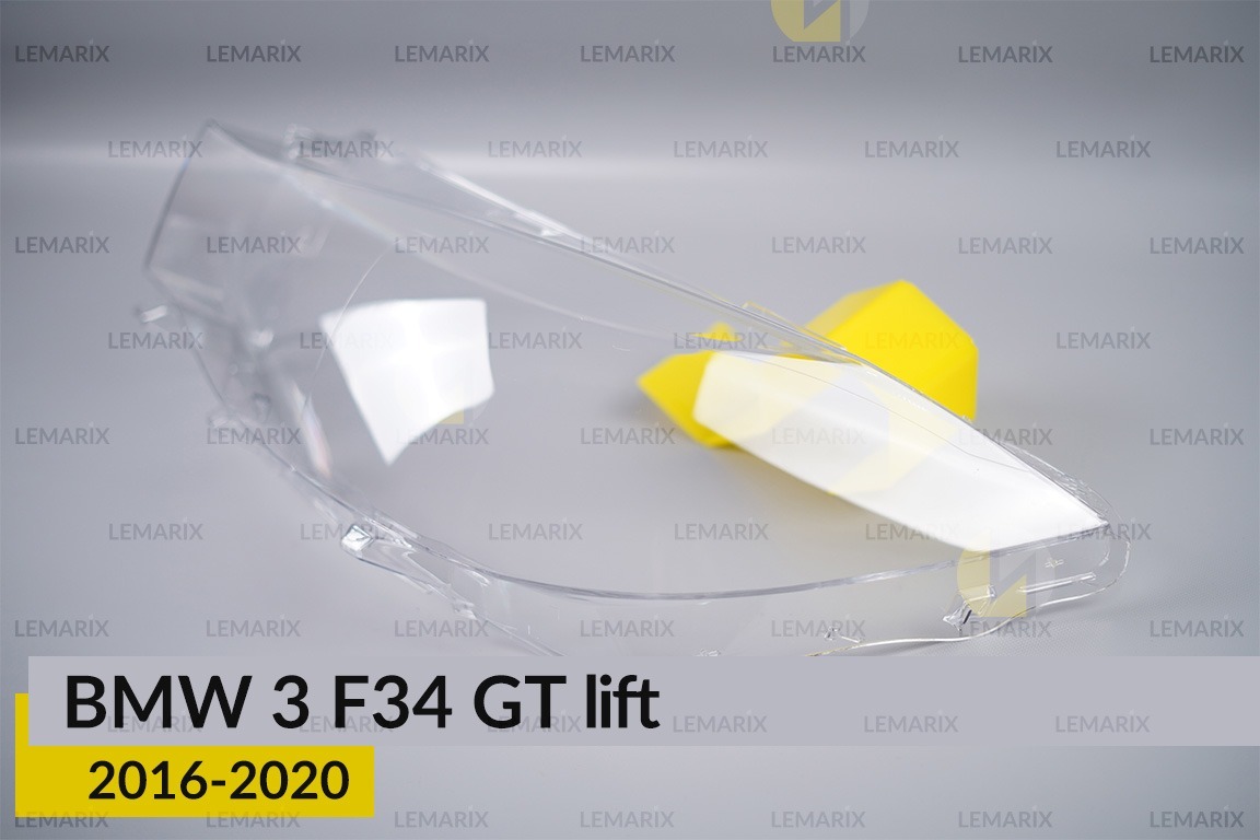 Скло фари BMW 3 F34 GT (2016-2020) рест ліве