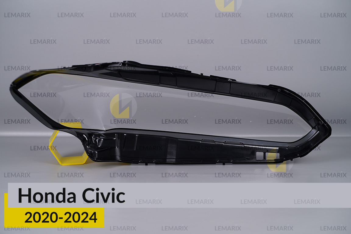 Скло фари Honda Civic (2020-2024) ліве