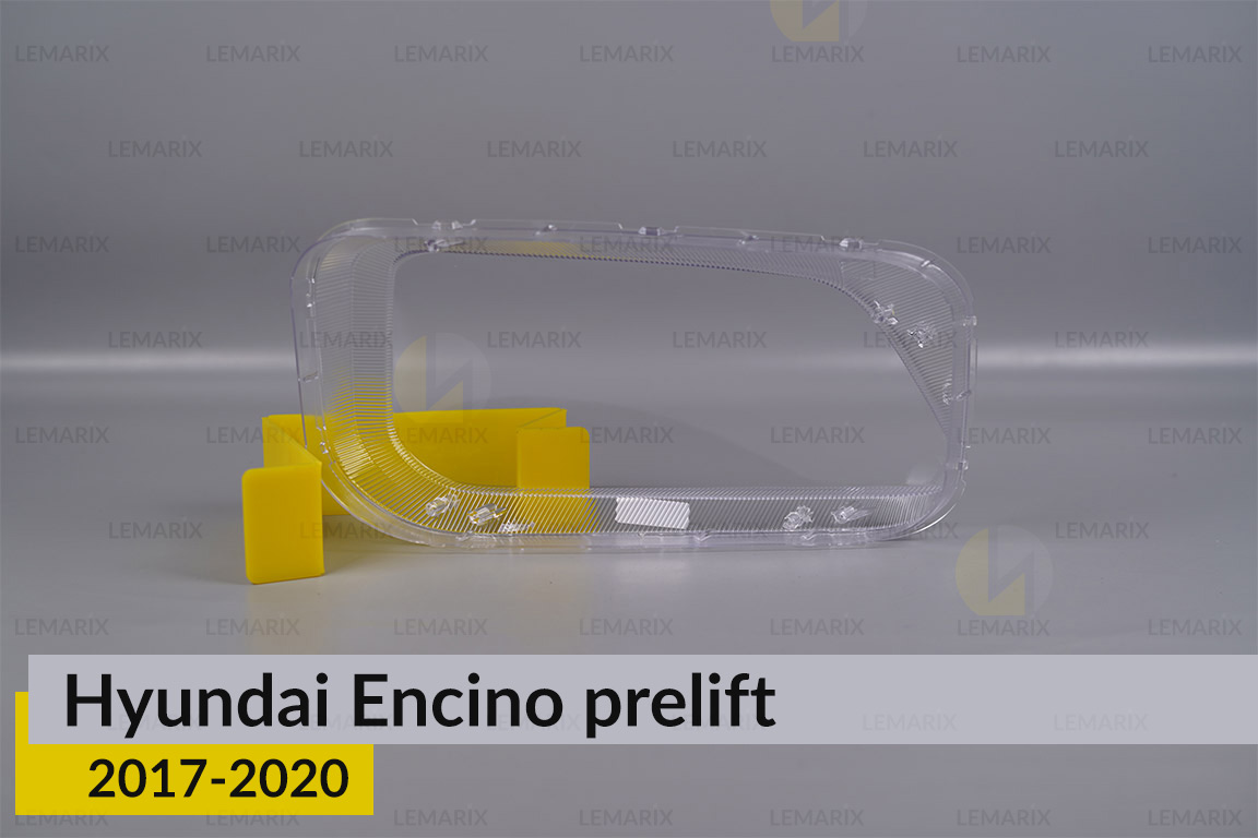 Скло фари Hyundai Encino (2017-2020) дорест ліве