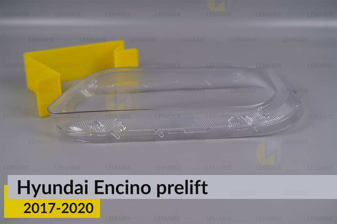 Скло фари Hyundai Encino (2017-2020) дорест ліве