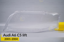 Скло фари Audi A6 C5 (2001-2004) рест ліве
