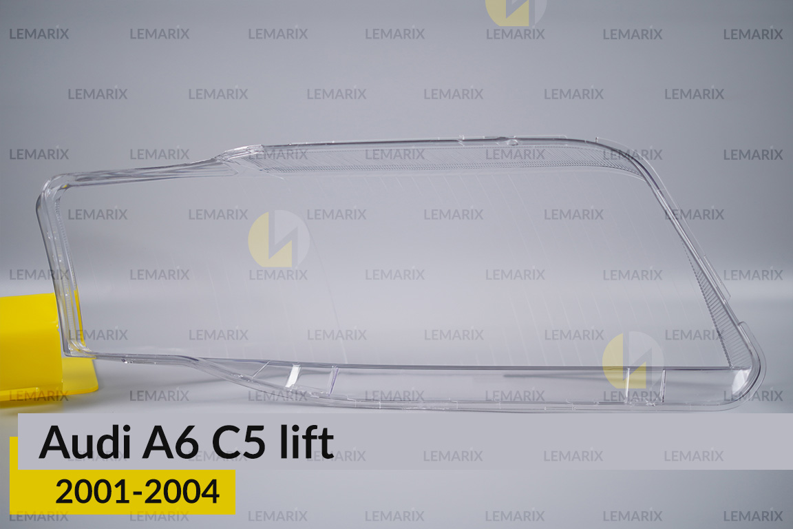 Скло фари Audi A6 C5 (2001-2004) рест ліве