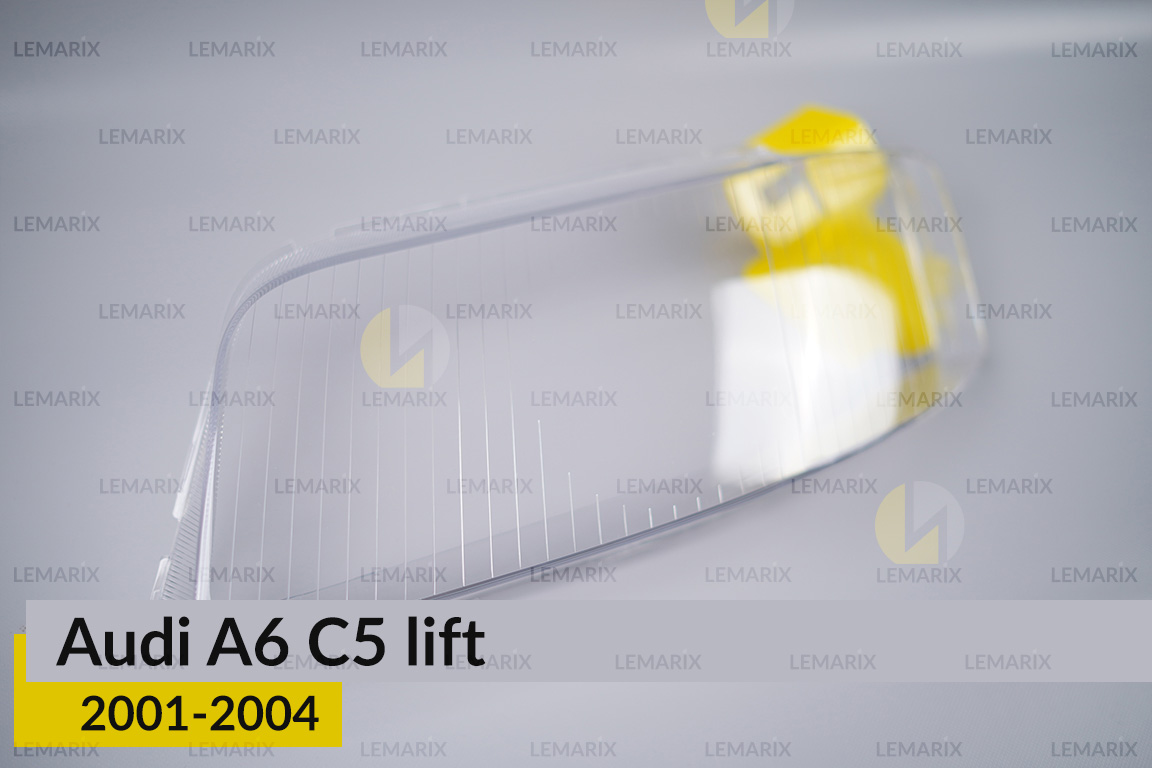 Скло фари Audi A6 C5 (2001-2004) рест ліве