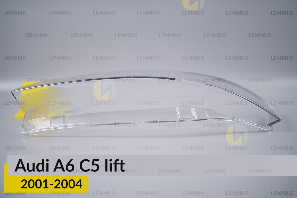 Скло фари Audi A6 C5 (2001-2004) рест ліве