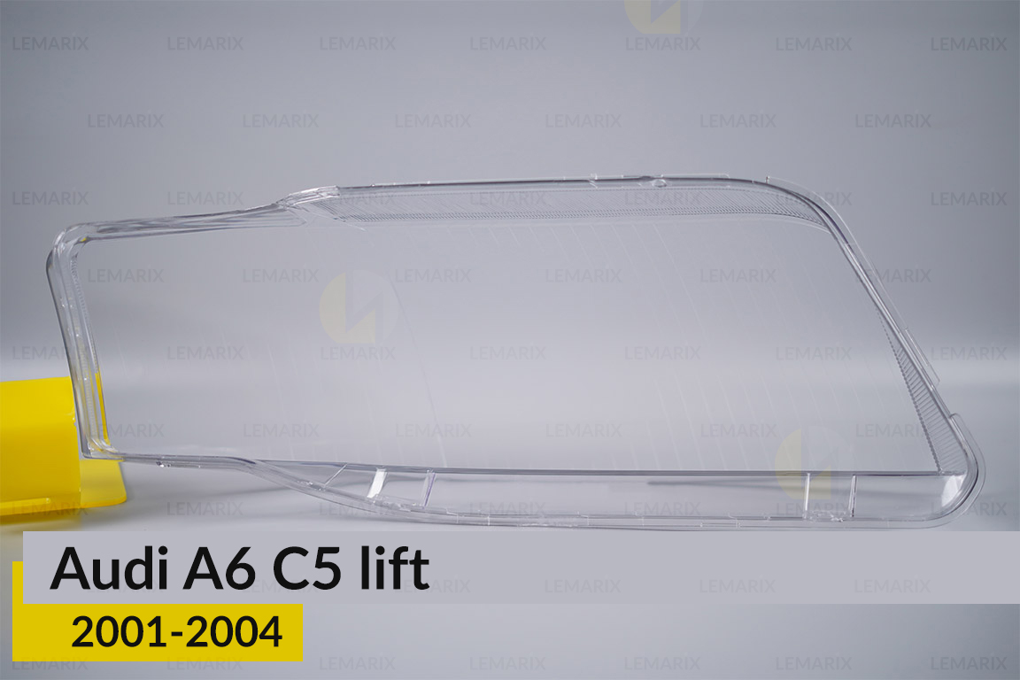 Скло фари Audi A6 C5 (2001-2004) рест ліве
