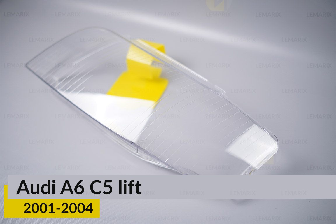 Скло фари Audi A6 C5 (2001-2004) рест ліве