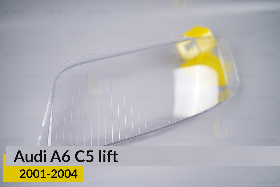 Скло фари Audi A6 C5 (2001-2004) рест ліве