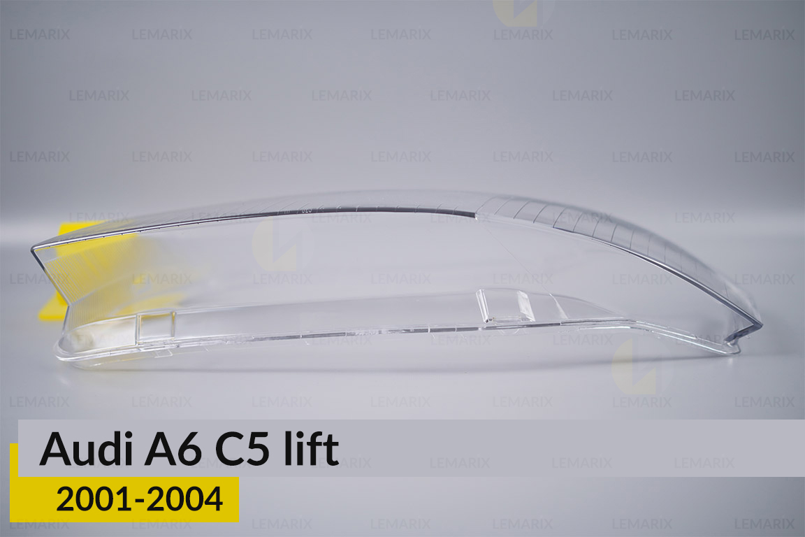 Скло фари Audi A6 C5 (2001-2004) рест ліве