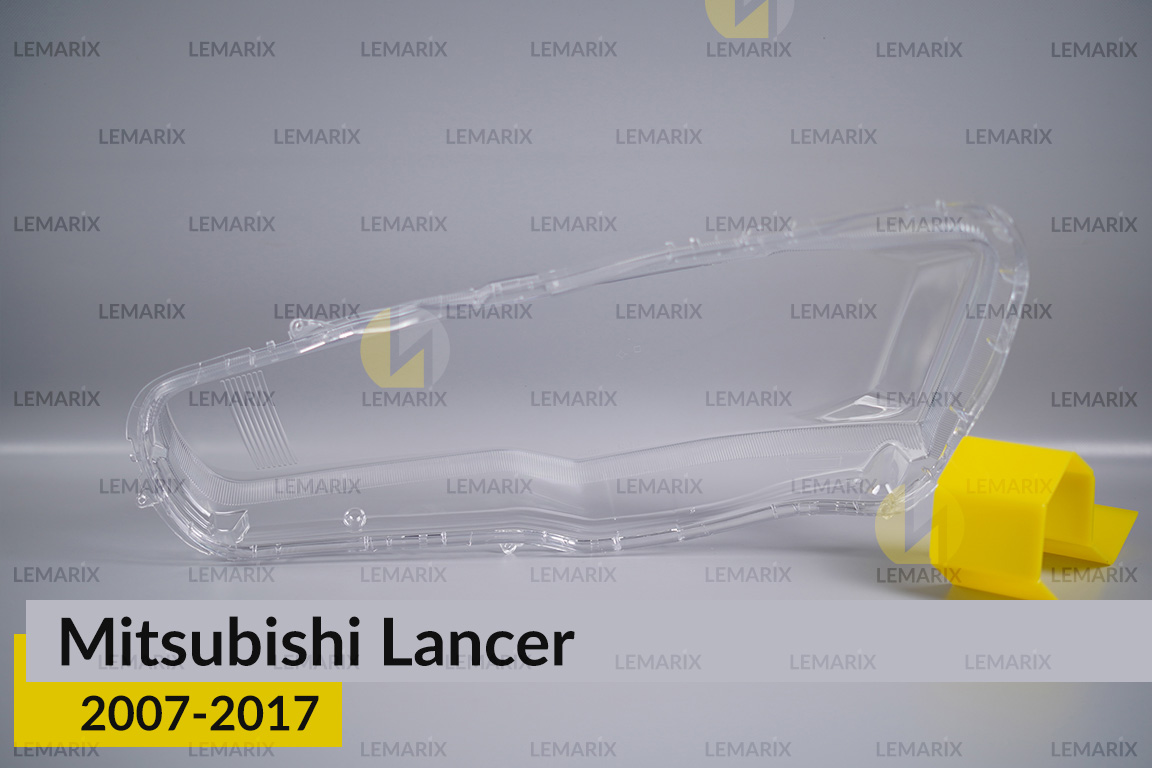 Скло фари Mitsubishi Lancer (2007-2017) праве