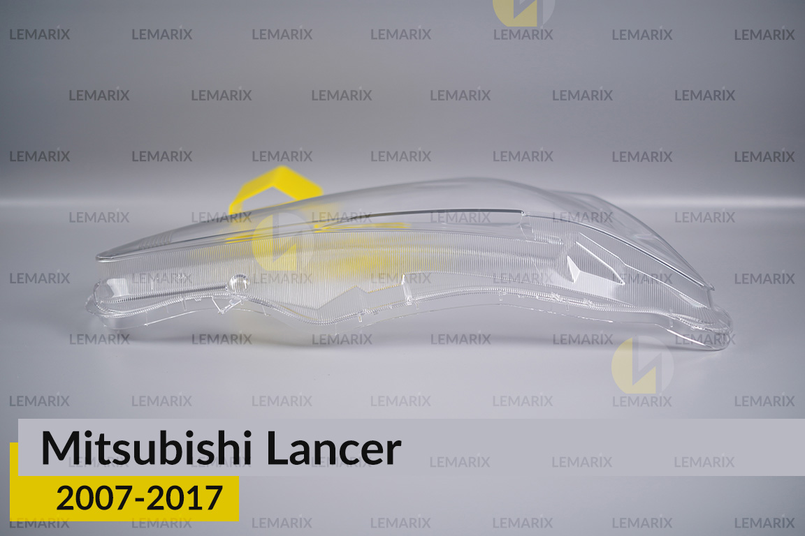 Скло фари Mitsubishi Lancer (2007-2017) праве