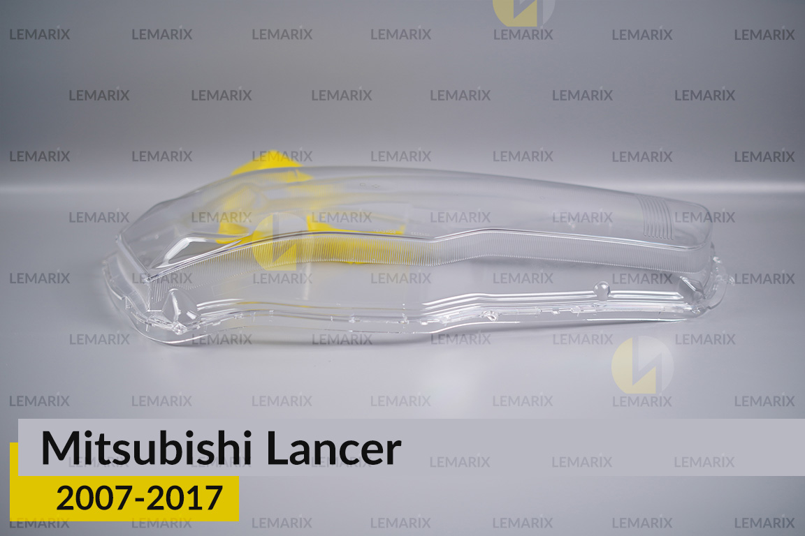 Скло фари Mitsubishi Lancer (2007-2017) праве