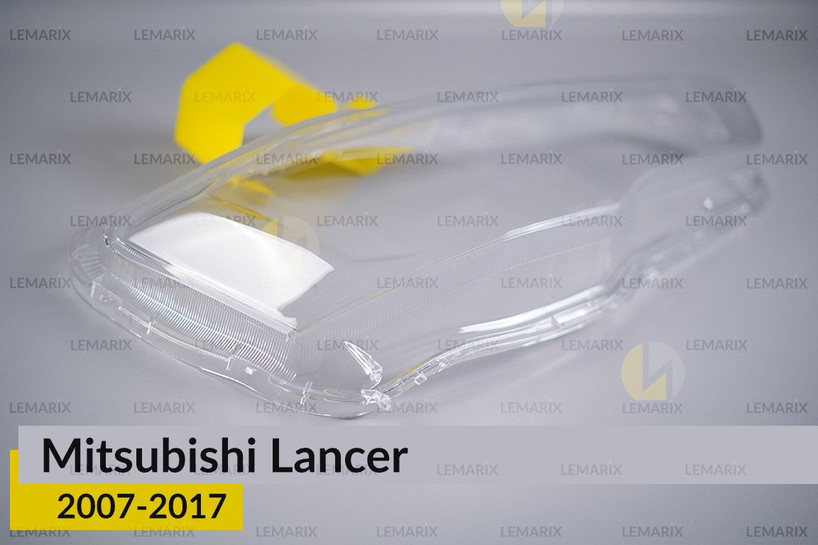 Скло фари Mitsubishi Lancer (2007-2017) праве