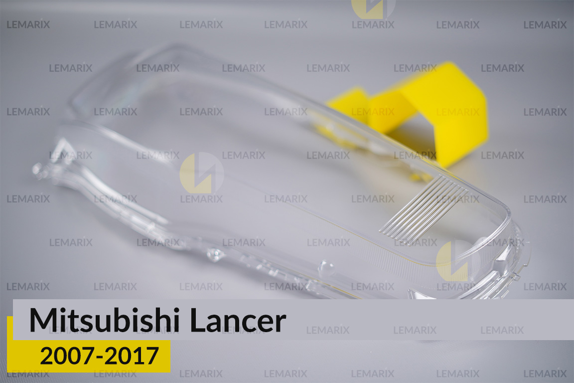 Скло фари Mitsubishi Lancer (2007-2017) праве