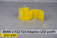 Кільце світловод фари BMW 2 F22 F23 Adaptive LED (2014-2020) дорест мале внутрішнє праве