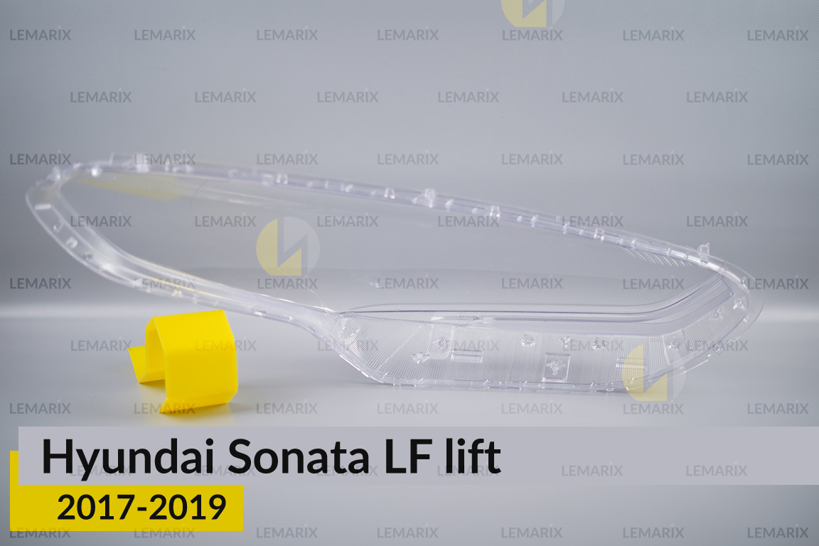 Скло фари Hyundai Sonata LF (2017-2019) рест ліве