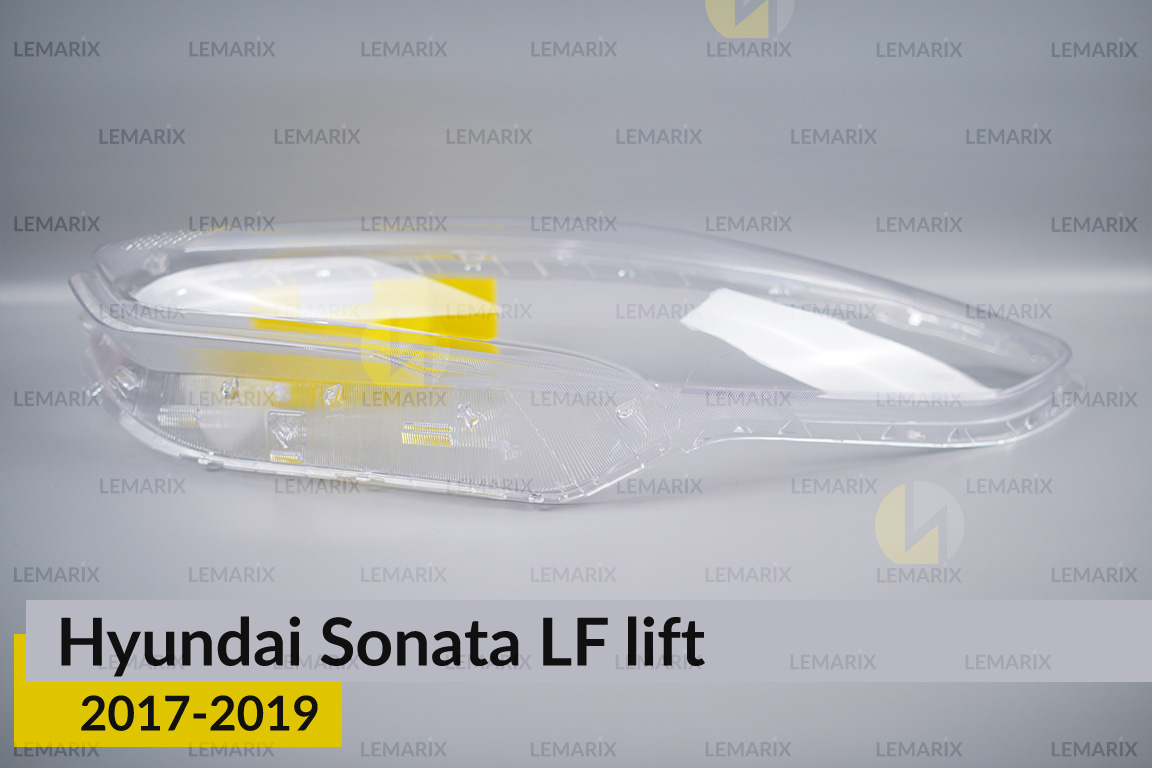 Скло фари Hyundai Sonata LF (2017-2019) рест ліве