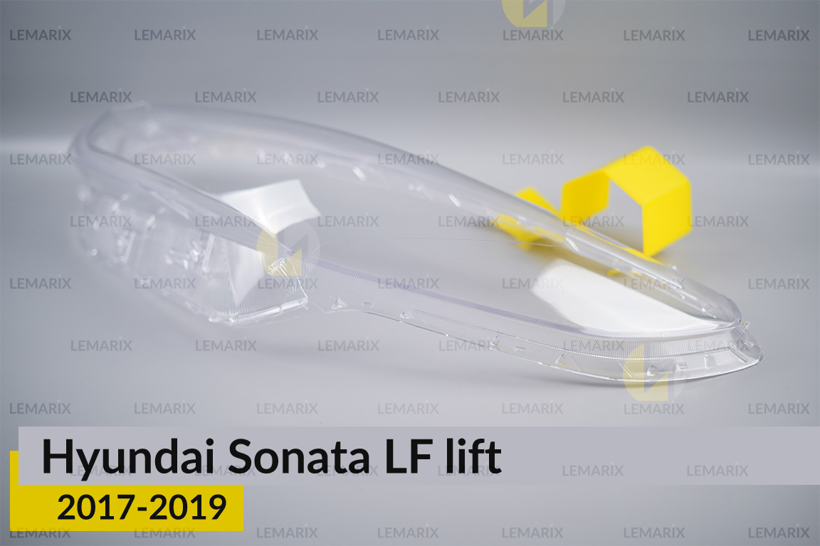 Скло фари Hyundai Sonata LF (2017-2019) рест ліве