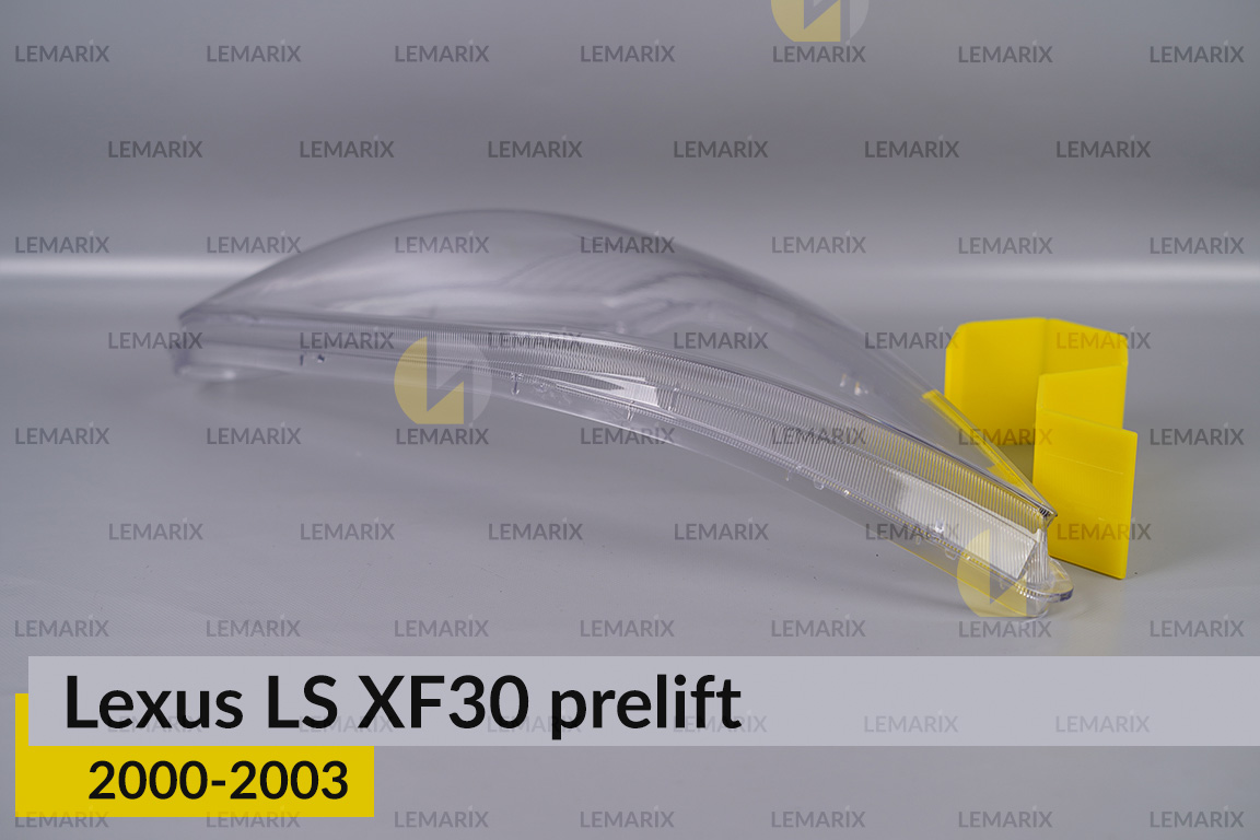 Скло фари Lexus LS XF30 (2000-2003) дорест ліве