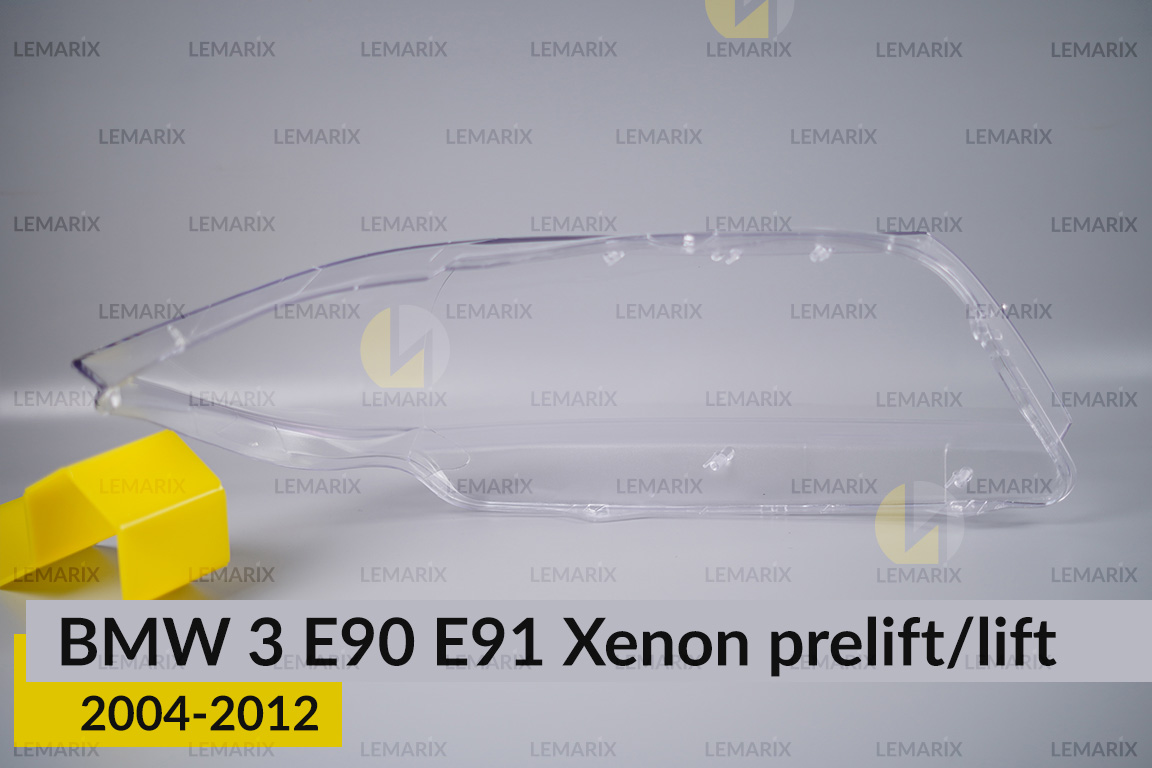 Скло фари BMW 3 E90 E91 Xenon (2004-2012) дорест/рест ліве