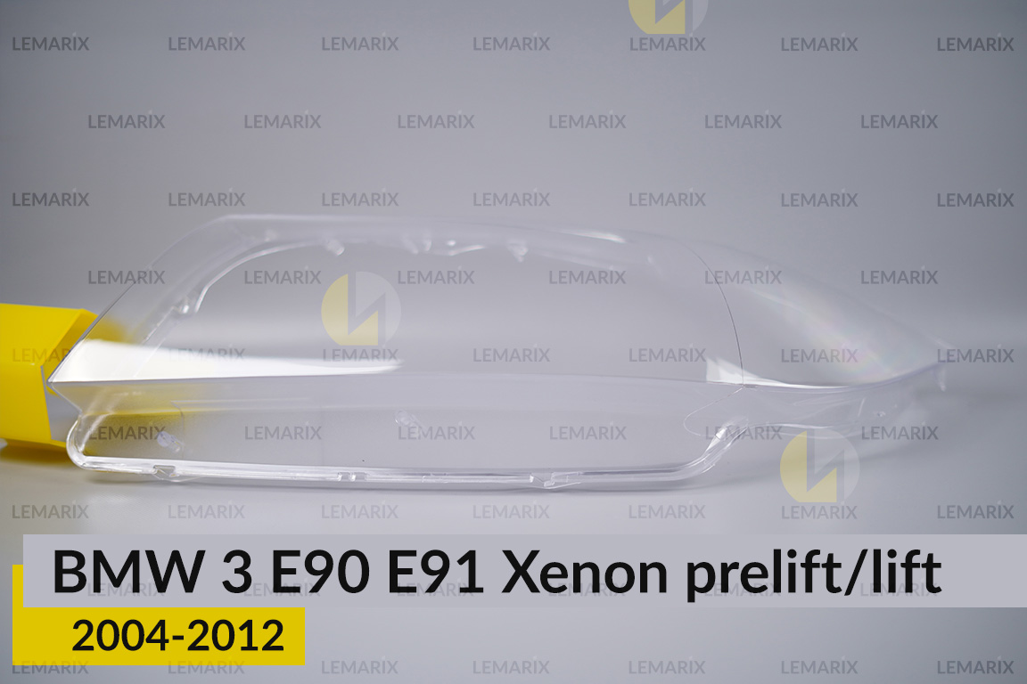 Скло фари BMW 3 E90 E91 Xenon (2004-2012) дорест/рест ліве