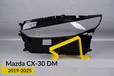 Стекло фары Mazda CX-30 DM (2019-2026) левое
