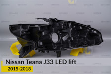 Корпус фары Nissan Teana J33 LED (2015-2018) рест правый