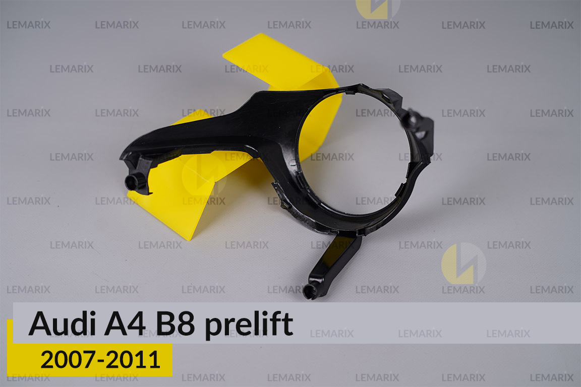 Декоративна маска лінзи Audi A4 B8 (2007-2011) дорест ліва