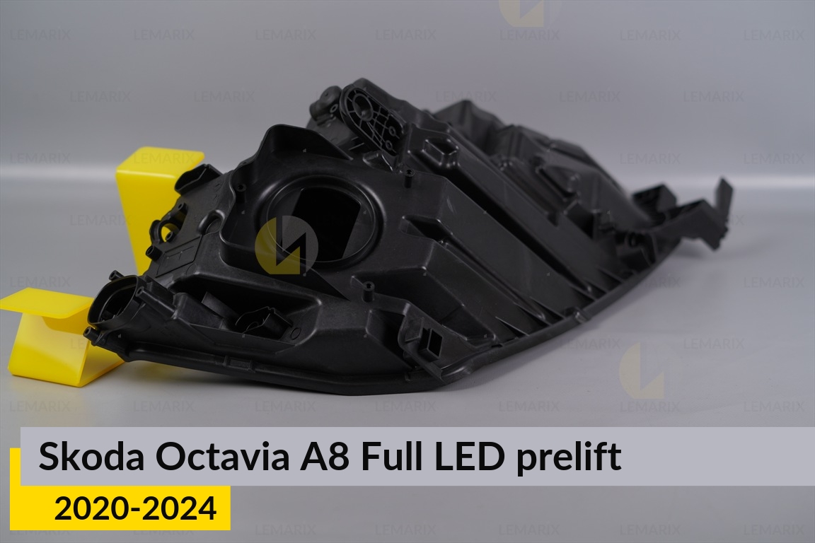 Корпус фари Skoda Octavia A8 Full LED (2020-2024) дорест лівий