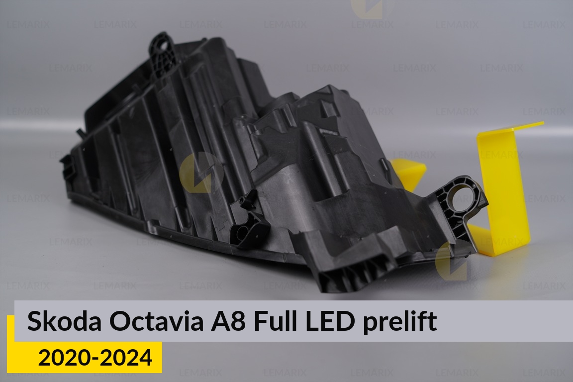 Корпус фари Skoda Octavia A8 Full LED (2020-2024) дорест лівий