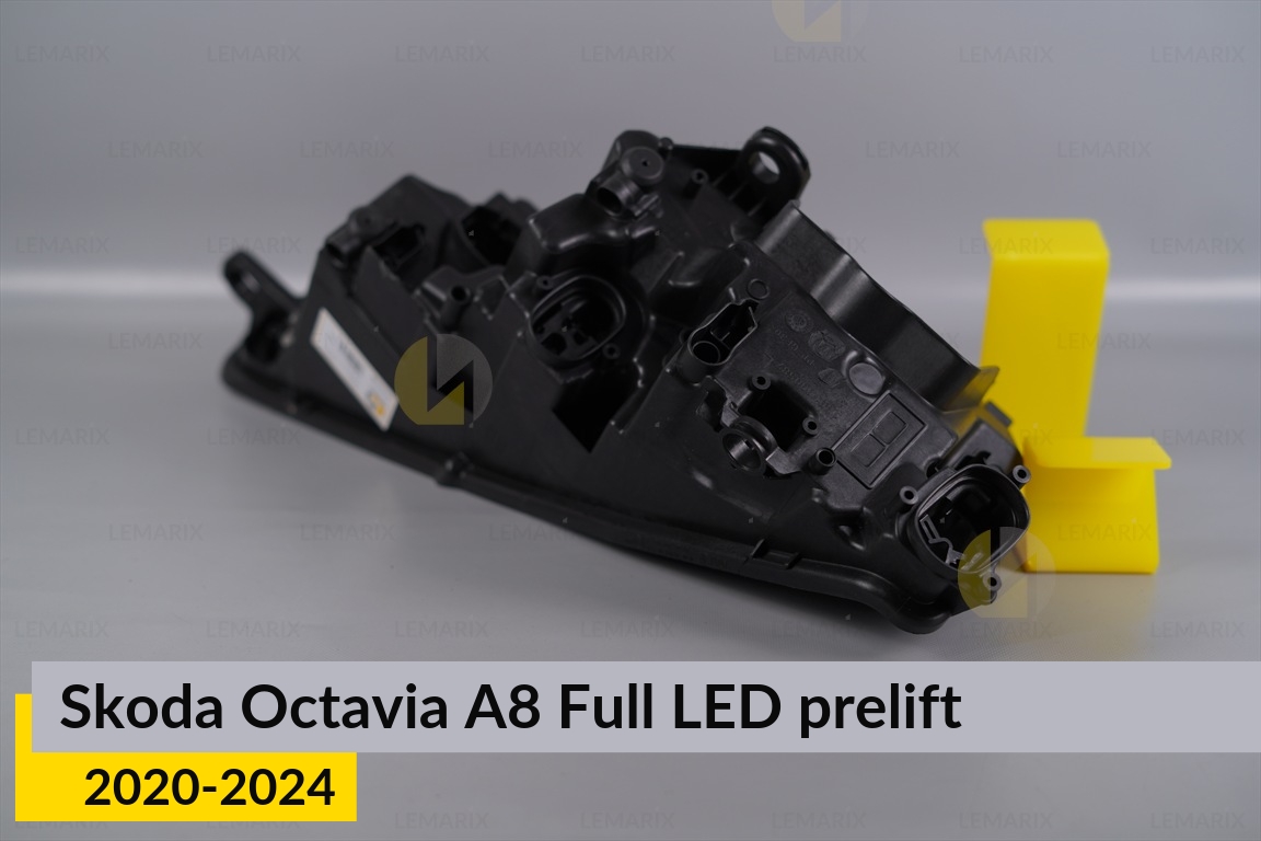 Корпус фари Skoda Octavia A8 Full LED (2020-2024) дорест лівий