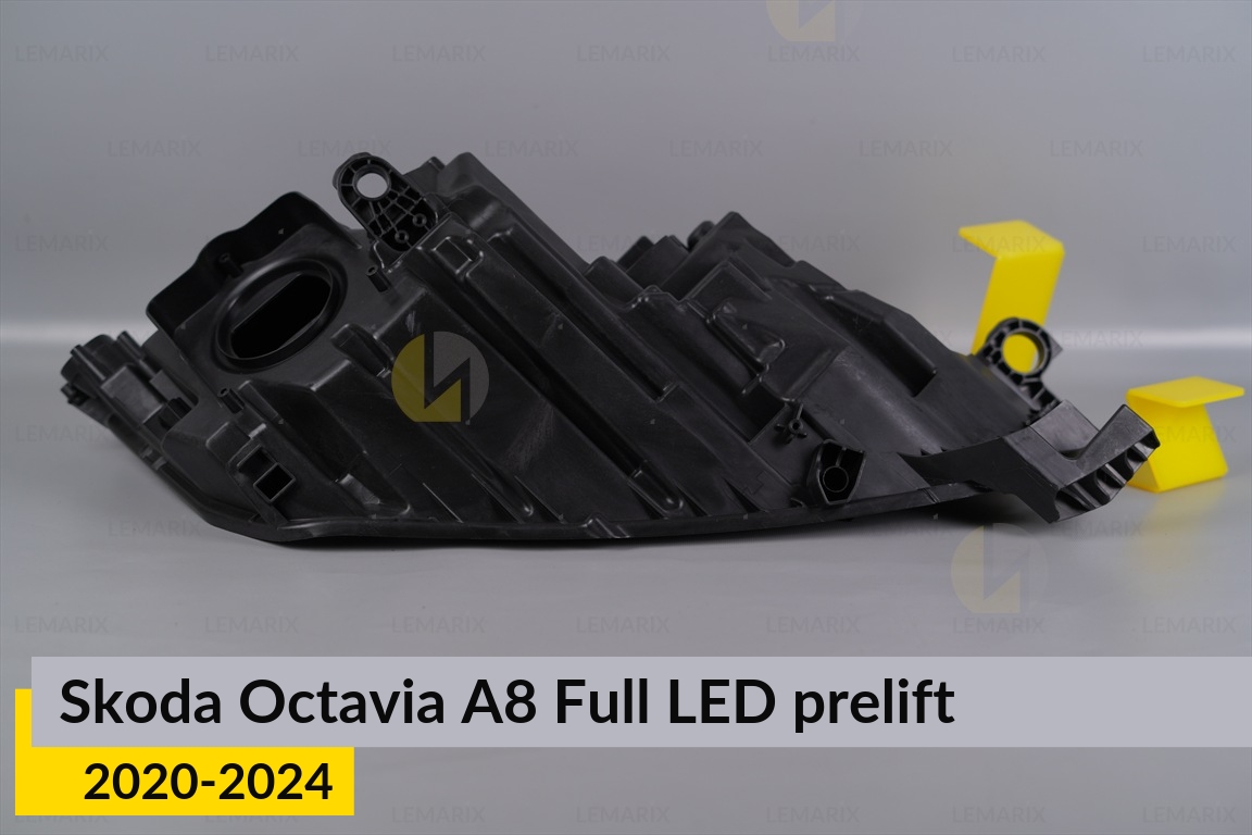 Корпус фари Skoda Octavia A8 Full LED (2020-2024) дорест лівий