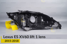 Корпус фари Lexus ES XV60 1 лінза (2015-2018) рест правий