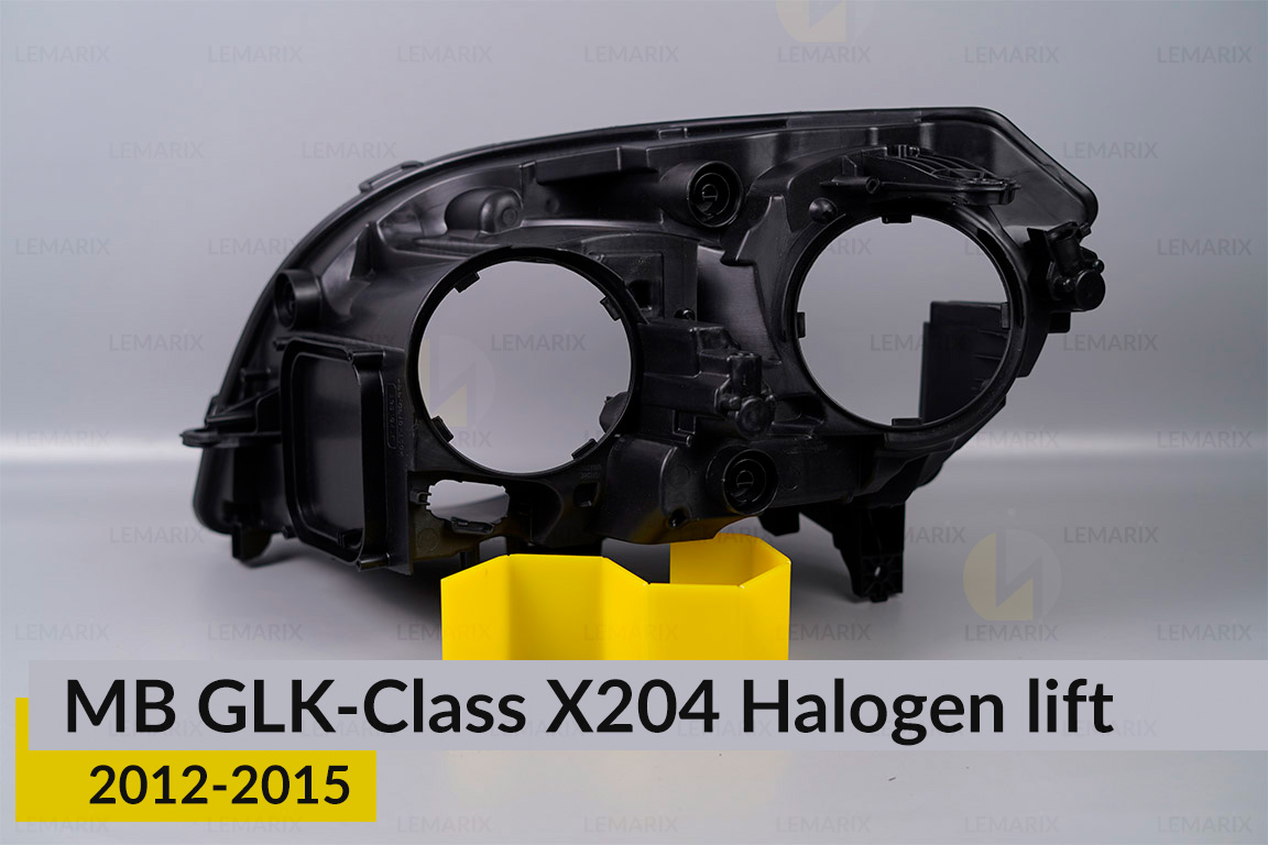 Корпус фари Mercedes-Benz GLK-Class X204 Halogen (2012-2015) рест правий