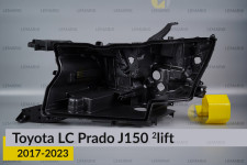 Корпус фари Toyota Land Cruiser Prado J150 (2017-2023) 2 рест лівий