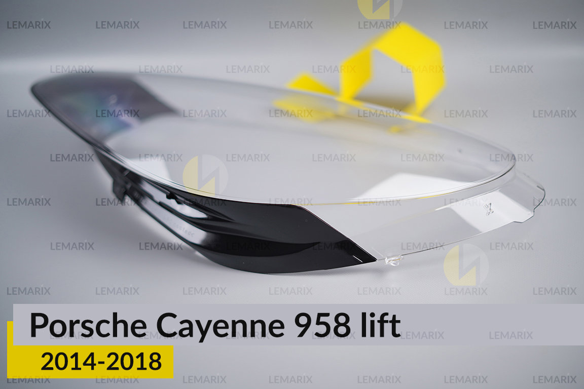 Скло фари Porsche Cayenne 958 (2014-2018) рест ліве