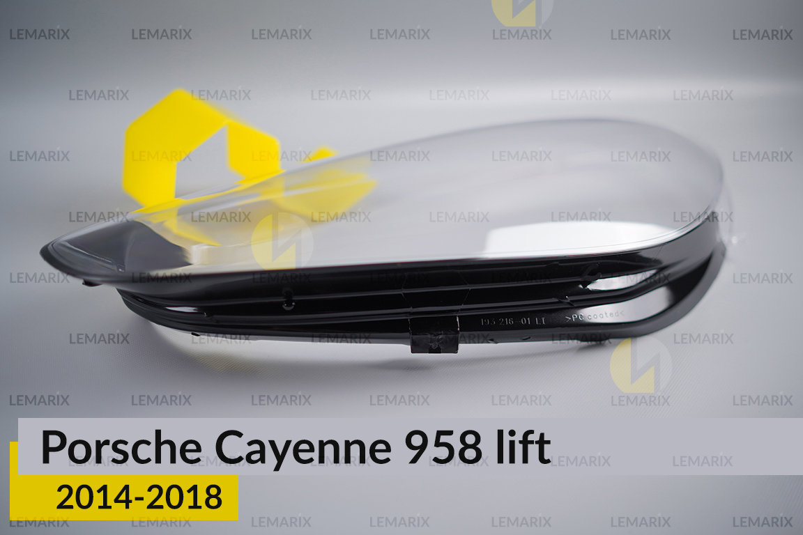 Скло фари Porsche Cayenne 958 (2014-2018) рест ліве