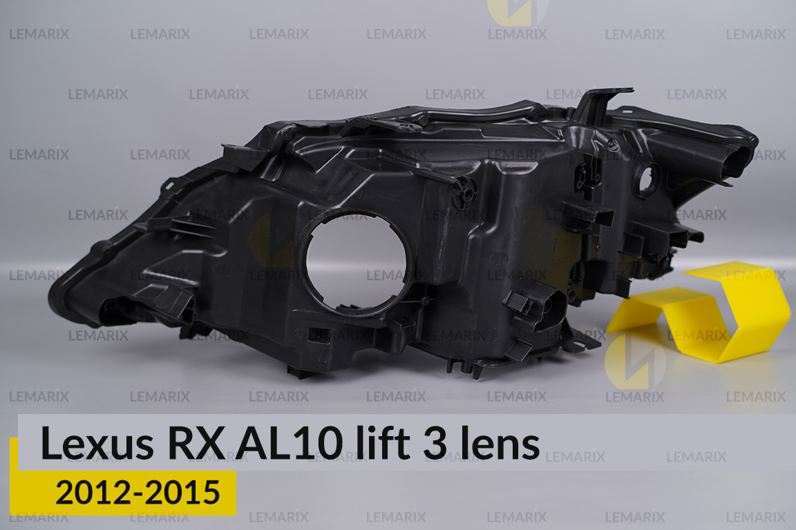Корпус фари Lexus RX AL10 3 лінзи (2012-2015) рест правий