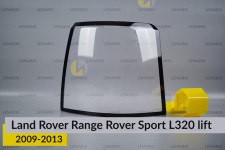 Скло заднього ліхтаря Land Rover Range Rover Sport L320 (2009-2013) рест праве