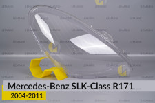 Скло фари Mercedes-Benz SLK-Class R171 (2004-2011) праве
