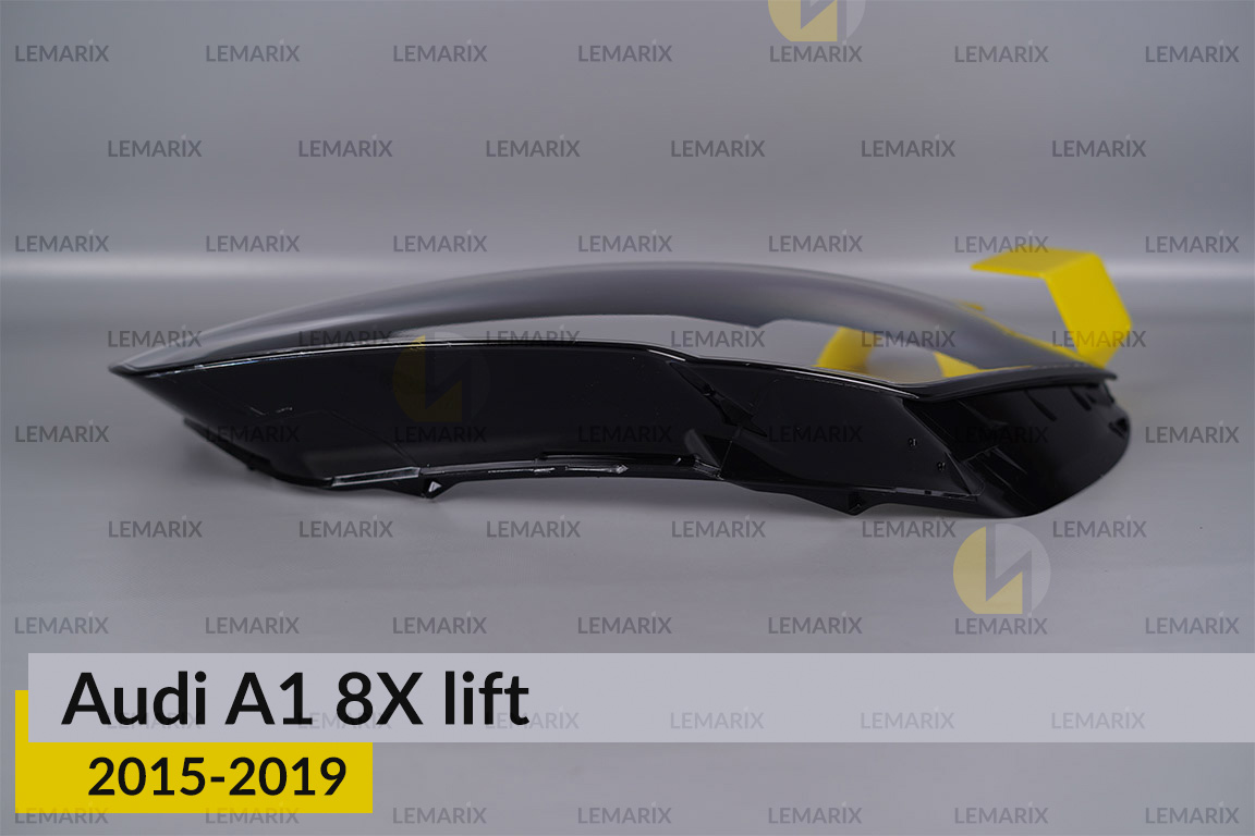 Скло фари Audi A1 8X (2015-2019) рест ліве