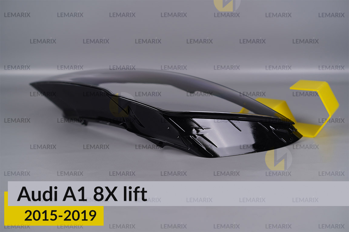 Скло фари Audi A1 8X (2015-2019) рест ліве