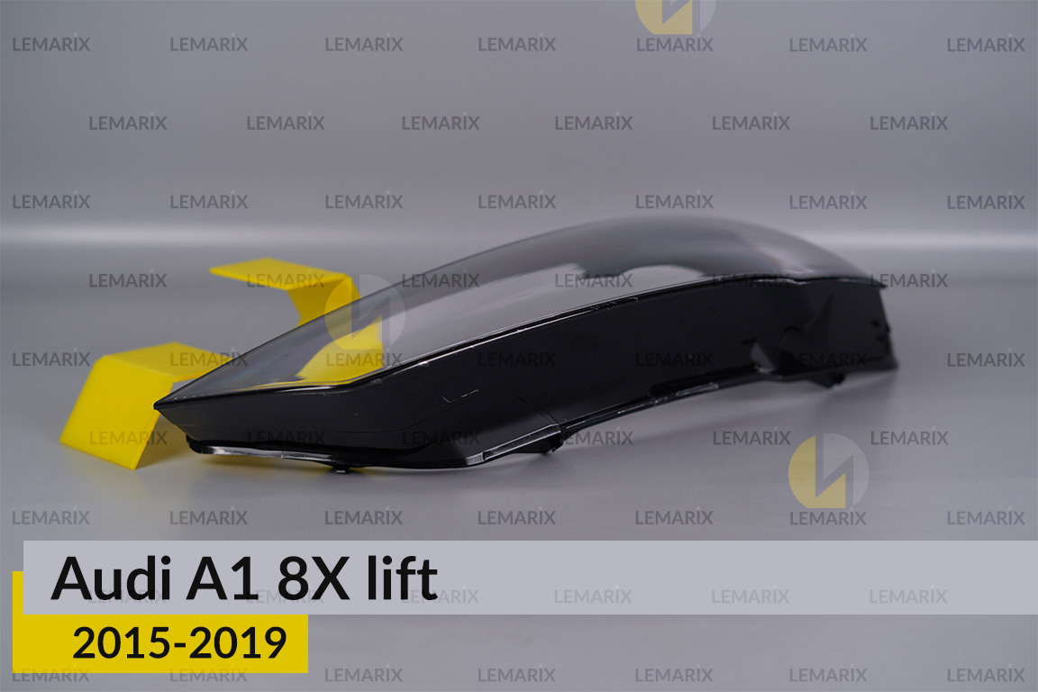 Скло фари Audi A1 8X (2015-2019) рест ліве