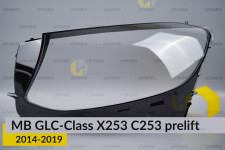 Скло фари Mercedes-Benz GLC-Class X253 C253 (2014-2019) дорест ліве